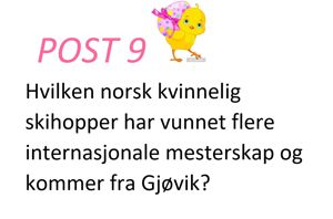 Post 9 på påskerebusen